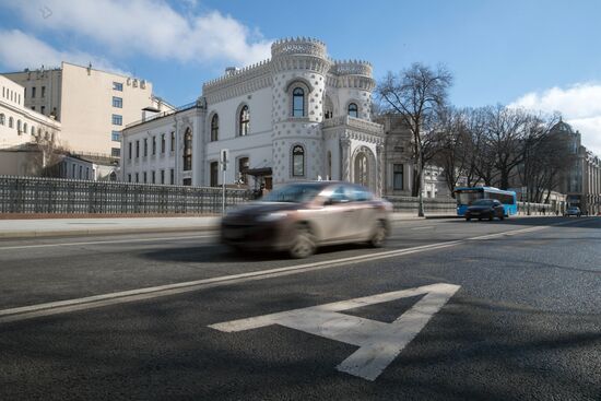 Открытие новой выделенной полосы в центре Москвы