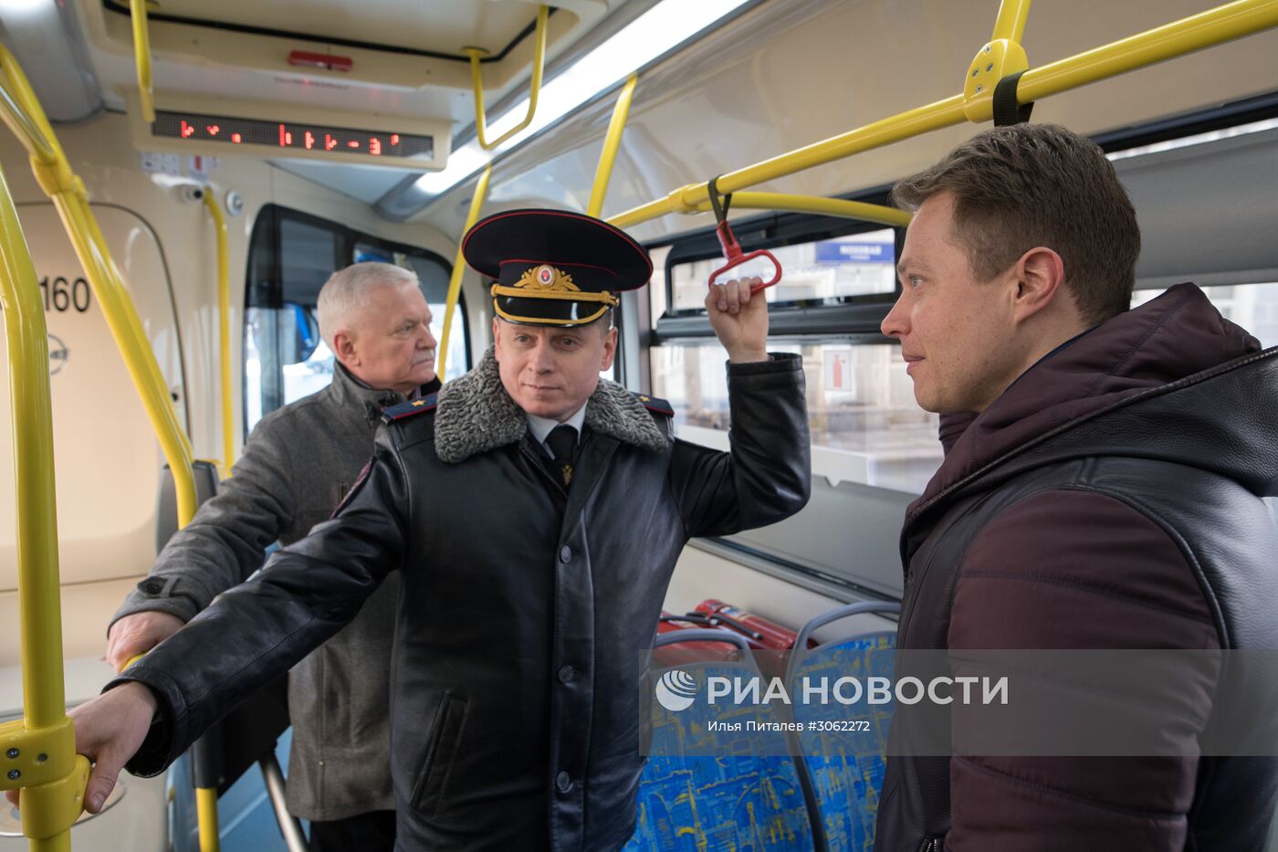 Открытие новой выделенной полосы в центре Москвы