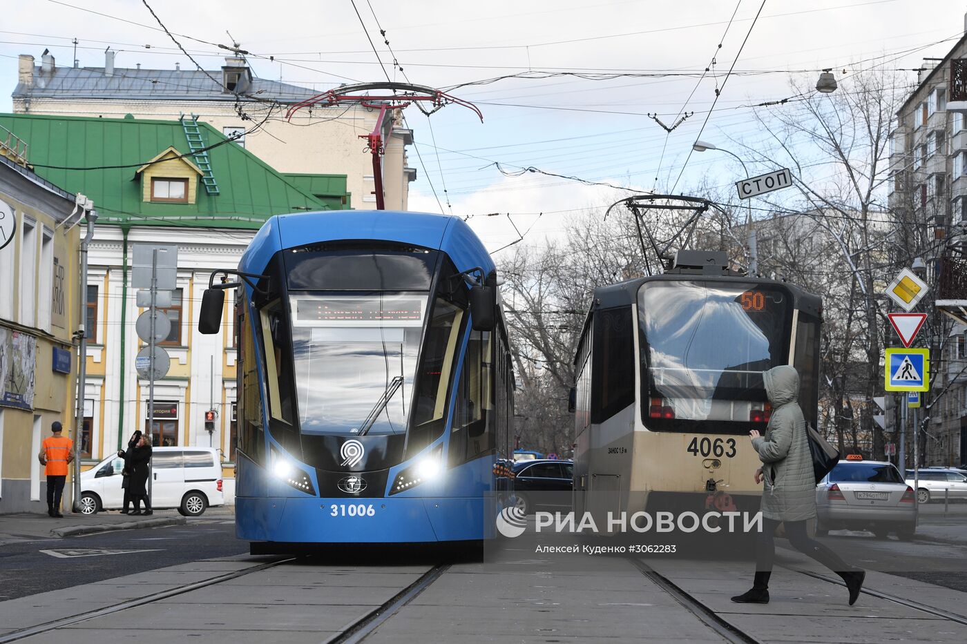 В Москве начали курсировать трамваи нового поколения "Витязь-М"