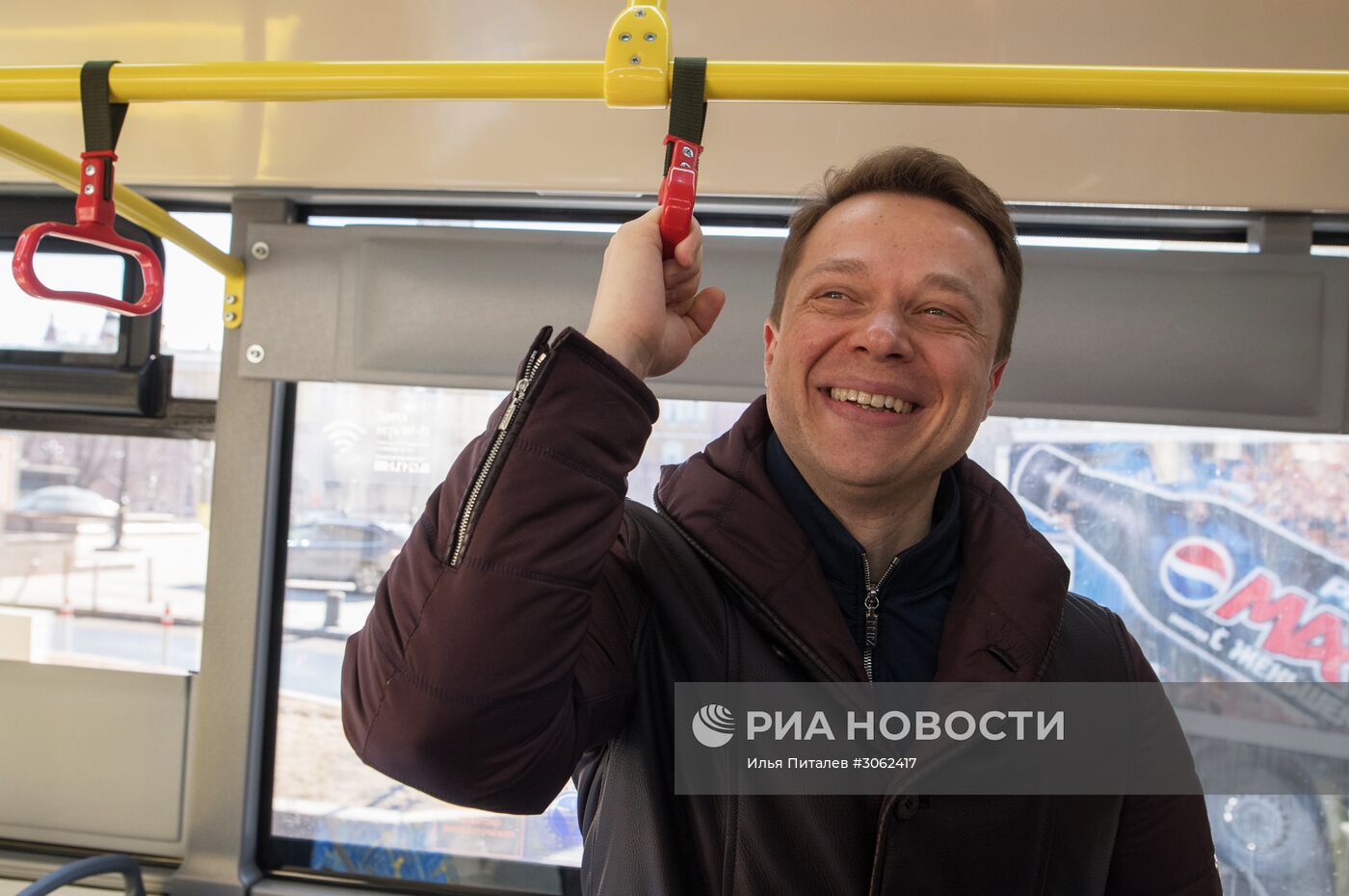 Открытие новой выделенной полосы в центре Москвы