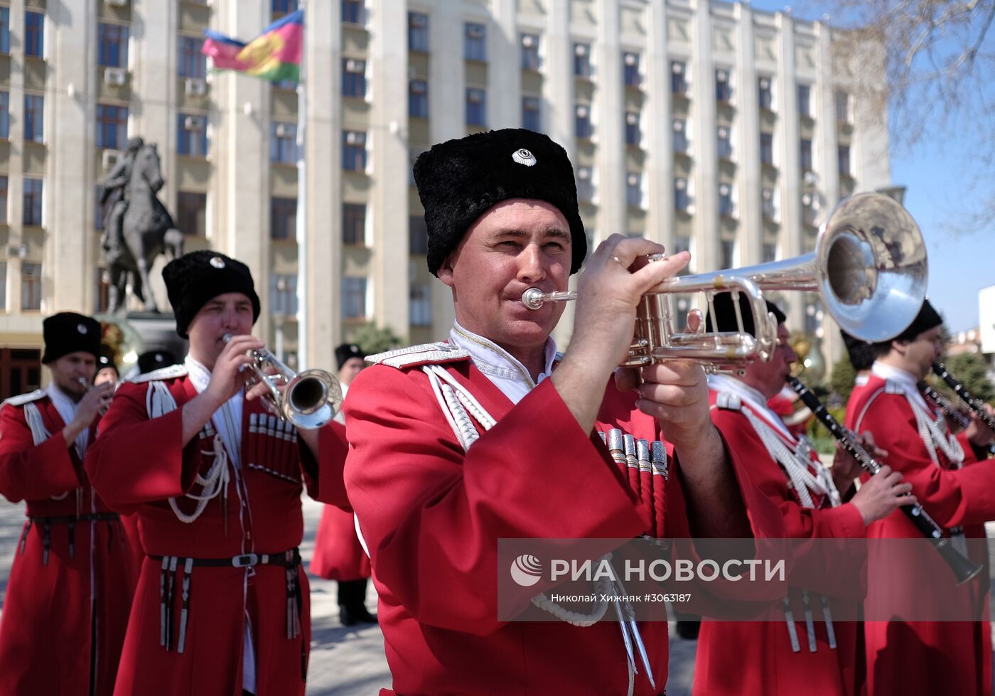 Церемония "Час славы Кубани" в Краснодаре