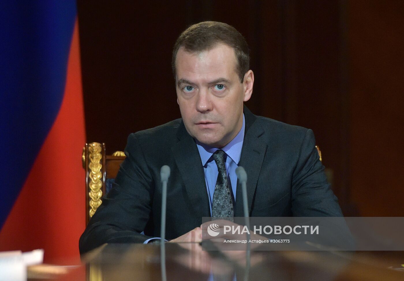 Премьер-министр РФ Д. Медведев провел совещание с вице-премьерами РФ