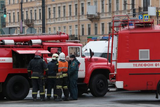 Взрыв в метро в Санкт-Петербурге