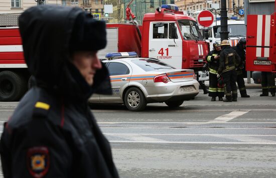 Взрыв в метро в Санкт-Петербурге