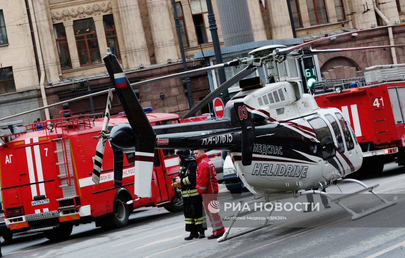 Взрыв в метро в Санкт-Петербурге