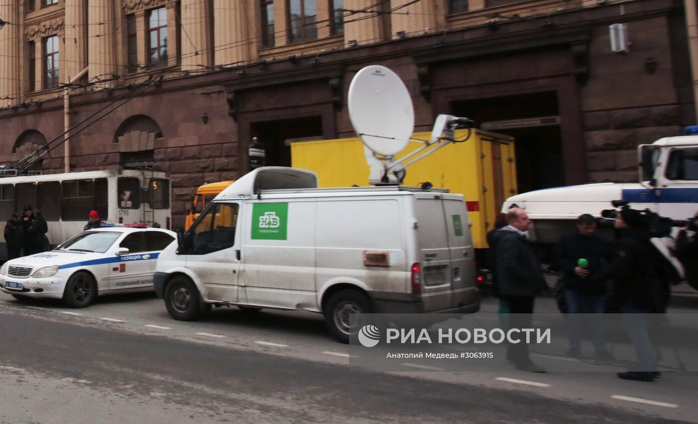 Взрыв в метро в Санкт-Петербурге