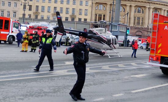 Взрыв в метро в Санкт-Петербурге