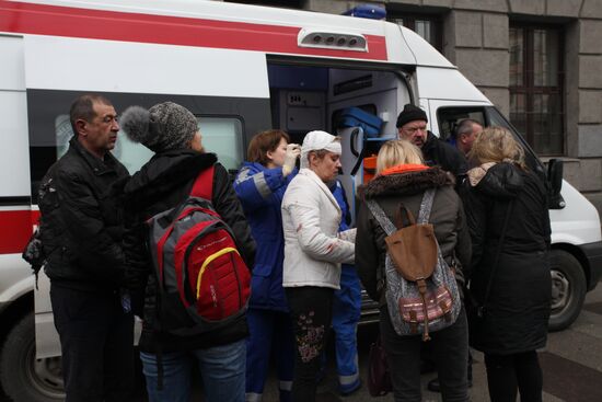 Взрыв в метро в Санкт-Петербурге