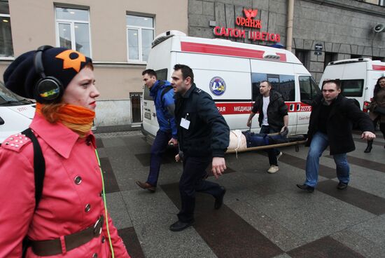 Взрыв в метро в Санкт-Петербурге