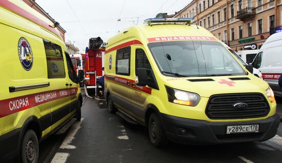 Взрыв в метро в Санкт-Петербурге