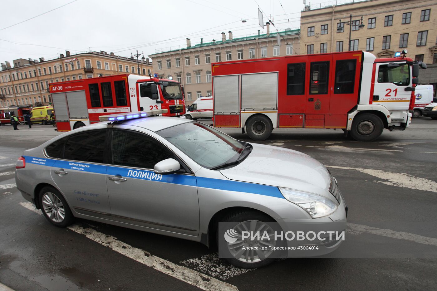 Взрыв в метро в Санкт-Петербурге