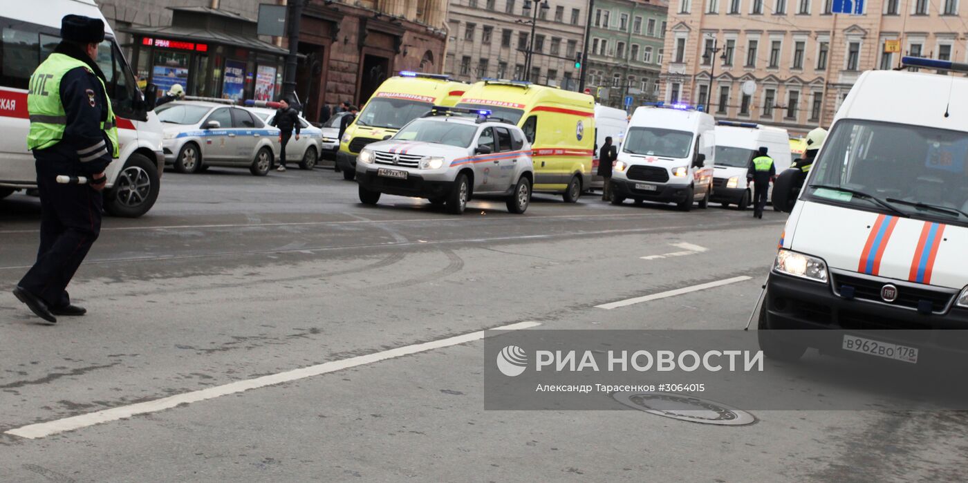 Взрыв в метро в Санкт-Петербурге