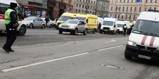 Взрыв в метро в Санкт-Петербурге