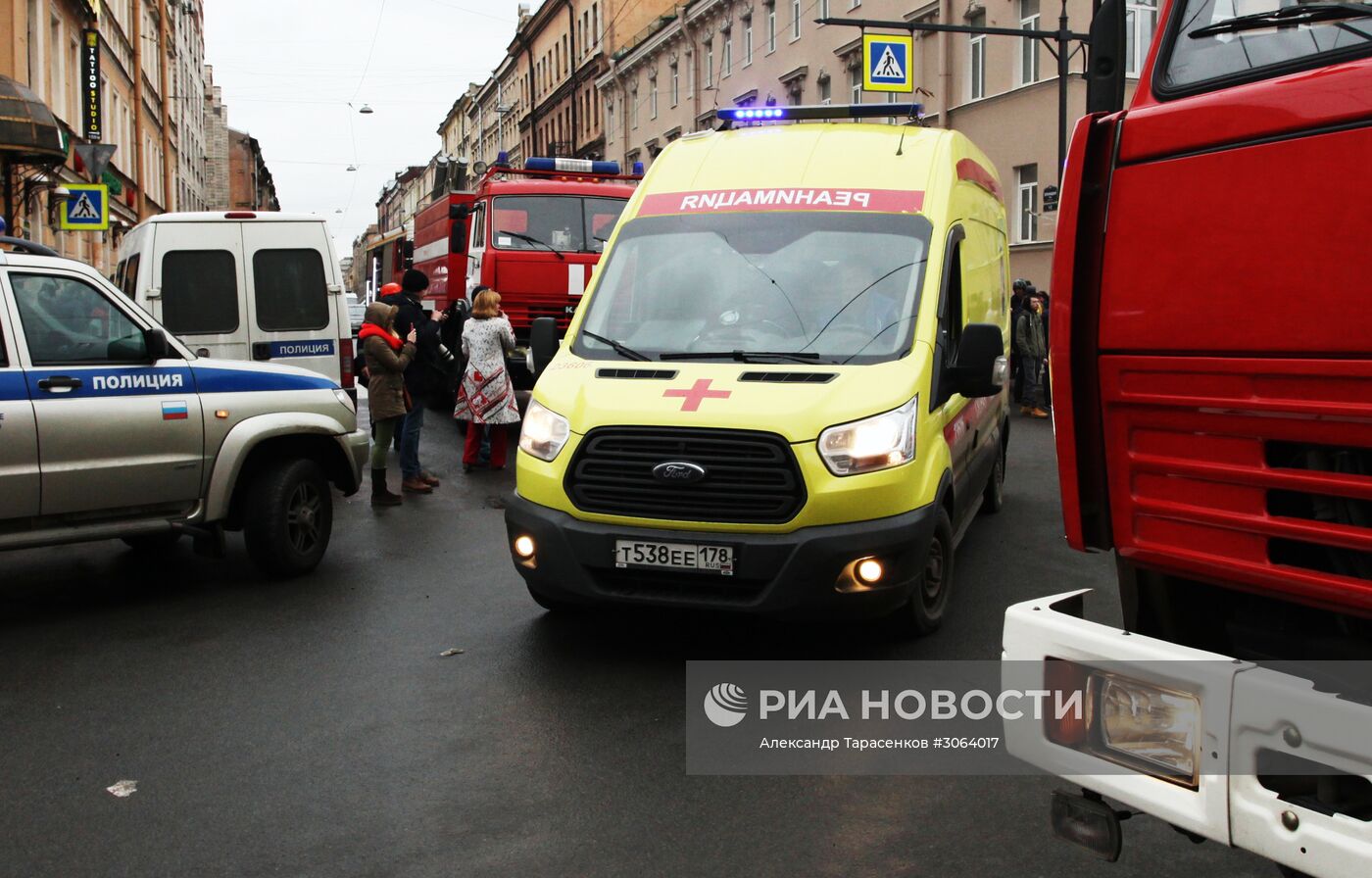 Взрыв в метро в Санкт-Петербурге