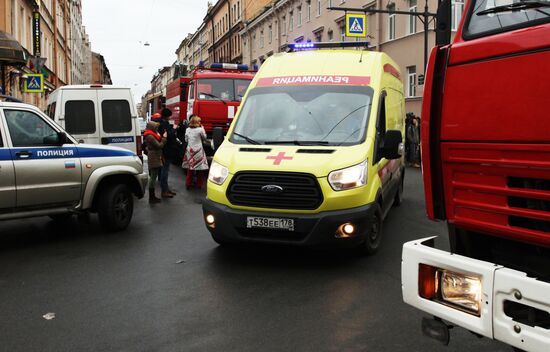 Взрыв в метро в Санкт-Петербурге