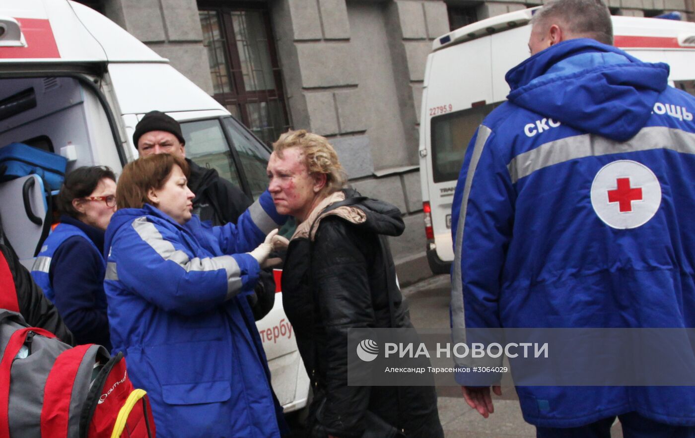 Взрыв в метро в Санкт-Петербурге