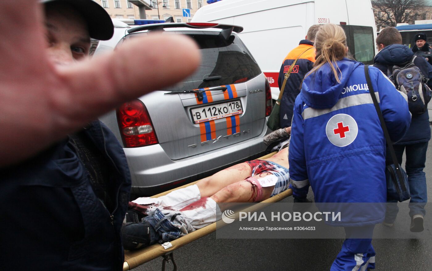 Взрыв в метро в Санкт-Петербурге