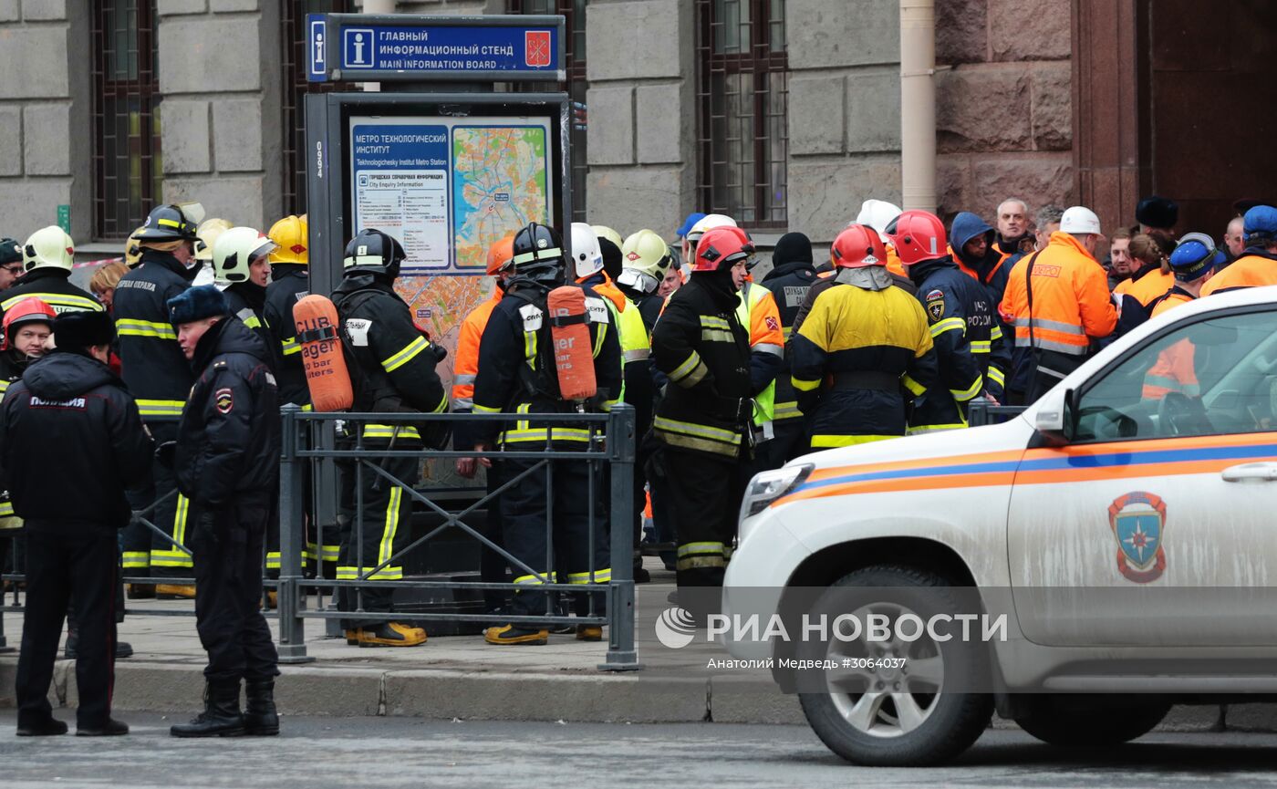 Взрывы в метро в Санкт-Петербурге