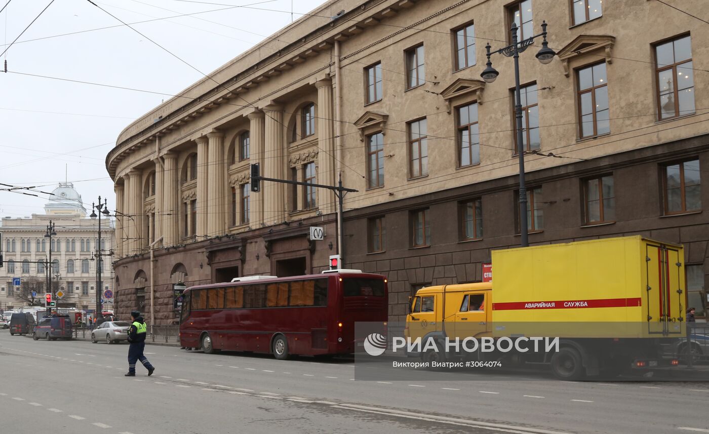 Взрыв в метро в Санкт-Петербурге