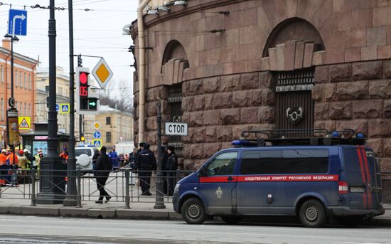 Взрыв в метро в Санкт-Петербурге