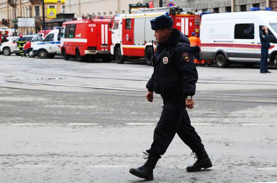 Взрыв в метро в Санкт-Петербурге