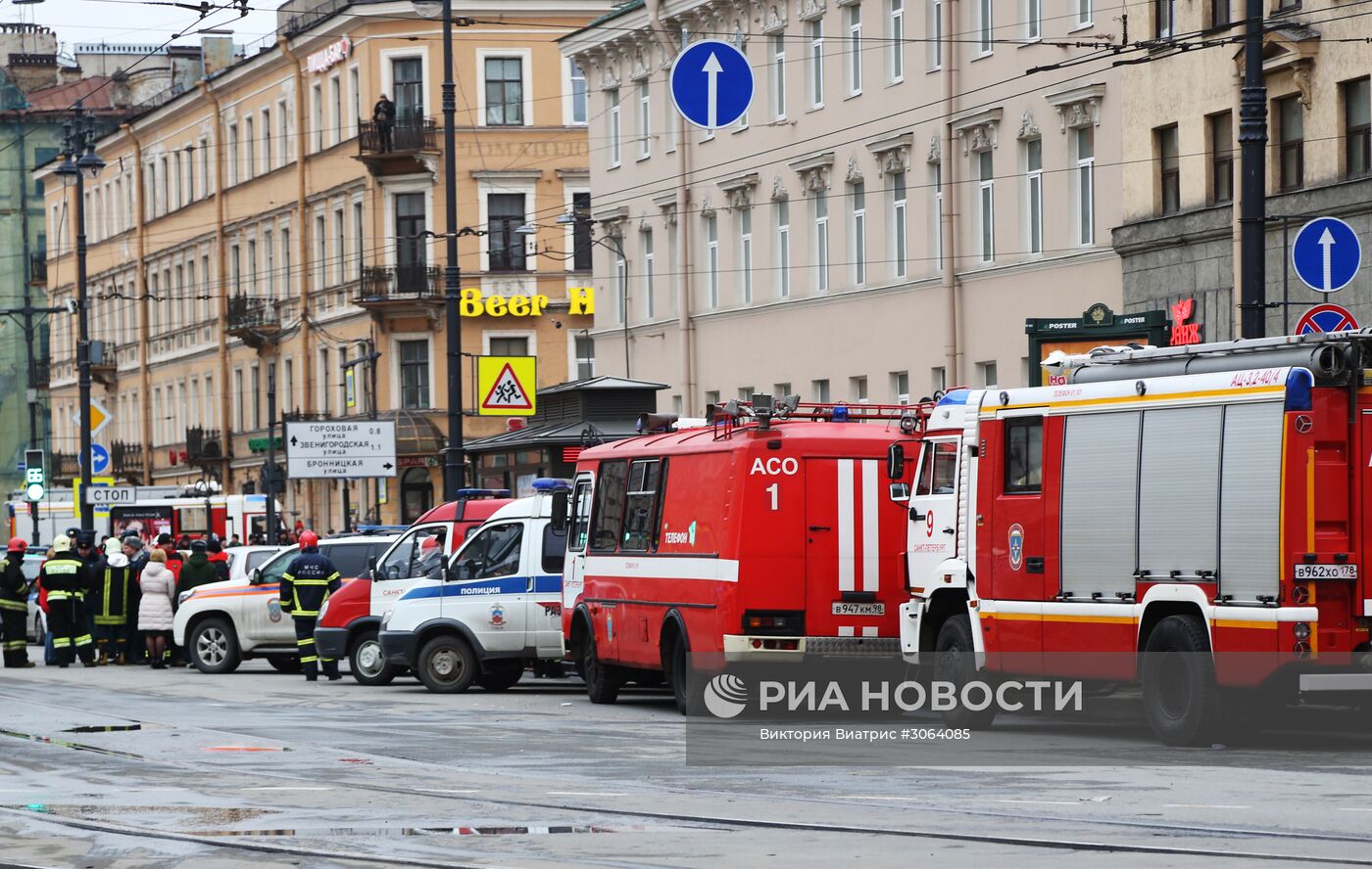 Взрыв в метро в Санкт-Петербурге