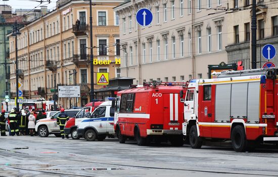 Взрыв в метро в Санкт-Петербурге