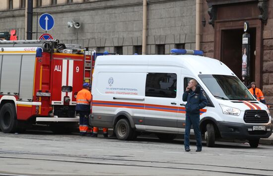 Взрыв в метро в Санкт-Петербурге