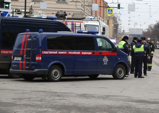 Взрыв в метро в Санкт-Петербурге