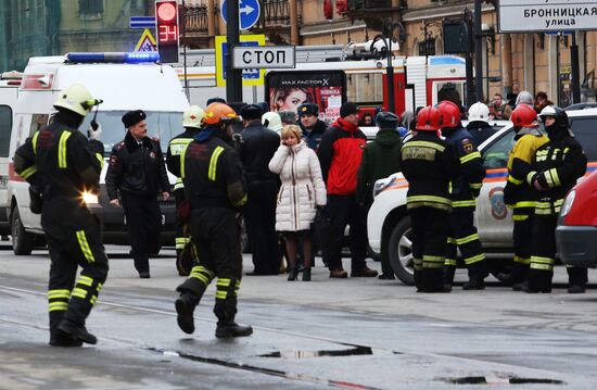 Взрыв в метро в Санкт-Петербурге