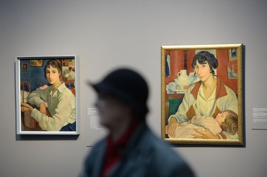 Показ выставки Зинаиды Серебряковой в Третьяковской галерее