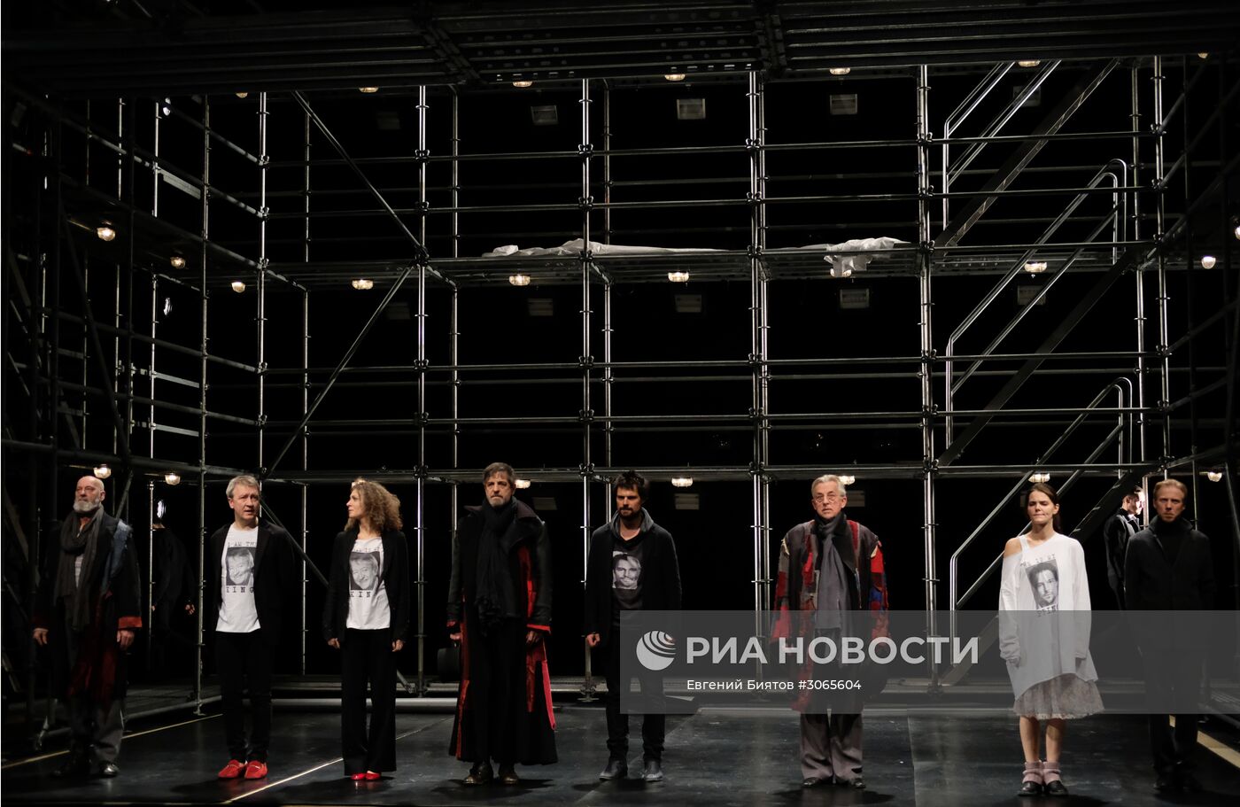 Прогон спектакля "Гамлет" в рамках фестиваля "Золотая Маска"