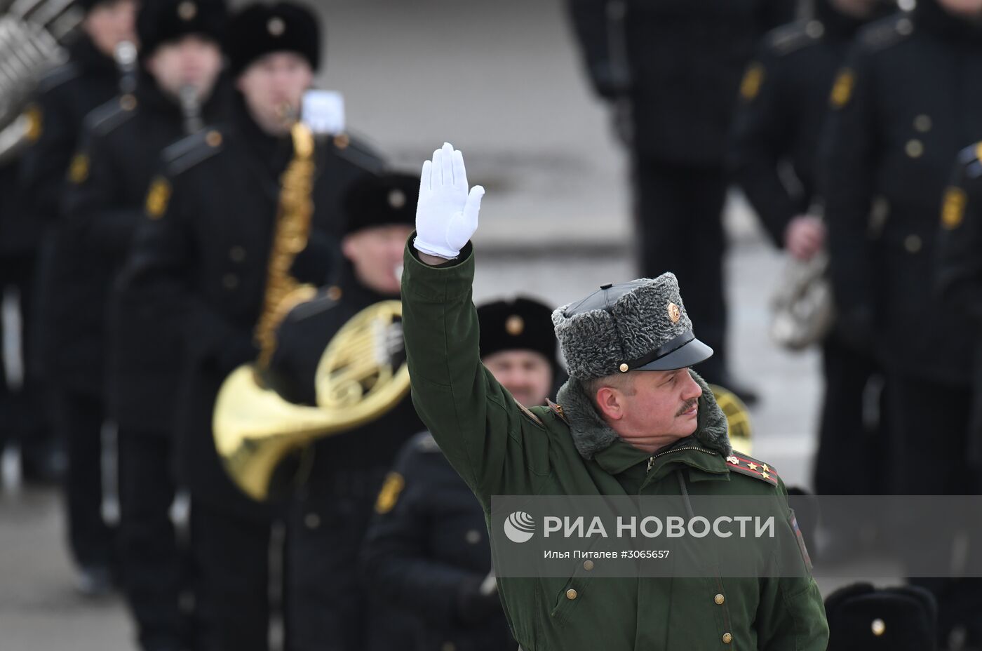 Совместная тренировка пеших парадных расчетов войск Московского гарнизона к военному параду