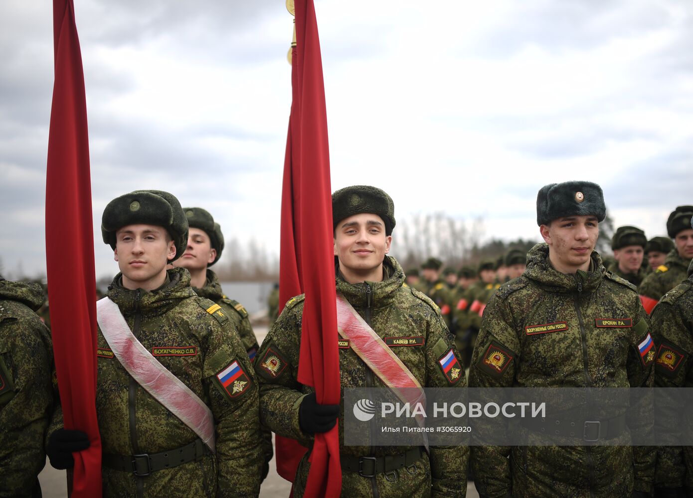 Совместная тренировка пеших парадных расчетов войск Московского гарнизона к военному параду