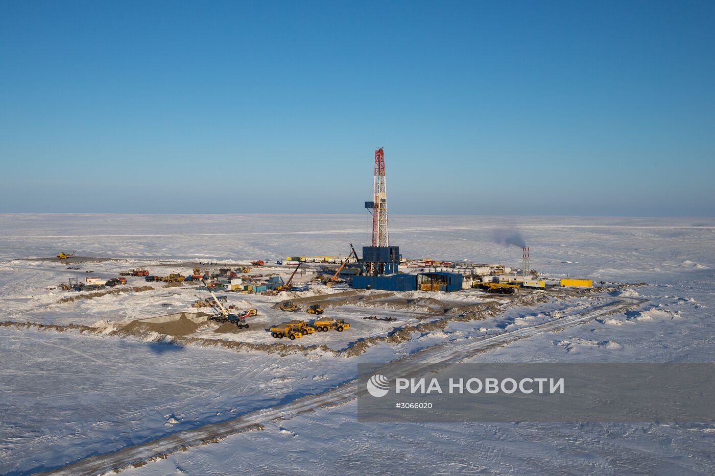 Нефтяная компания "Роснефть" приступила к бурению скважины "Центрально-Ольгинская-1"