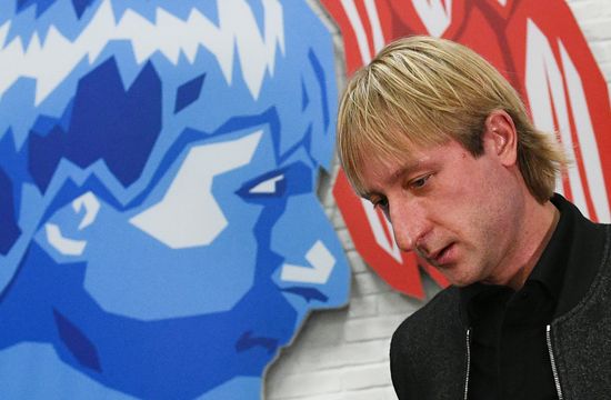 Открытие академии фигурного катания "Ангелы Плющенко" в Москве