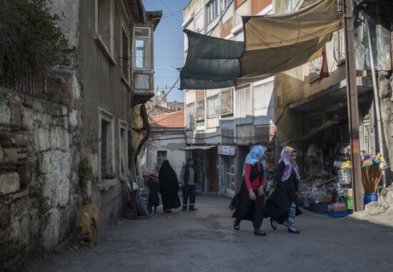 Сирийские беженцы в турецкой провинции Измир