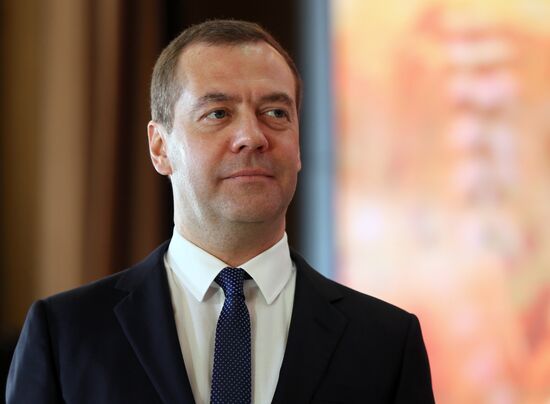 Премьер-министр РФ Д. Медведев принял участие в расширенном заседании коллегии Министерства сельского хозяйства РФ