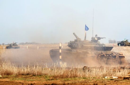 Танковый биатлон в Волгоградской области