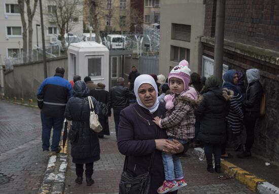 Сирийские беженцы в Стамбуле