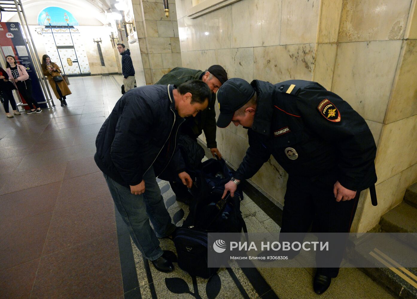 Меры безопасности в московском метро