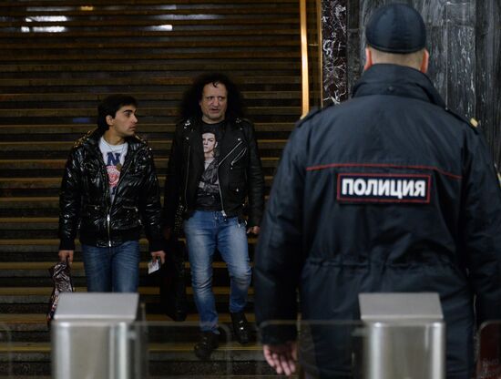 Меры безопасности в московском метро