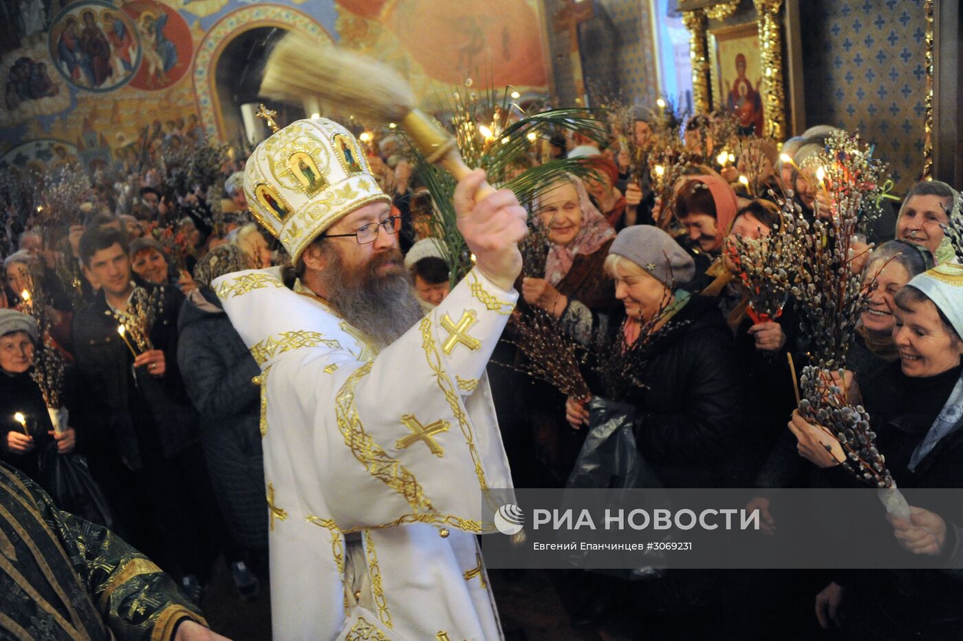 Вербное Воскресенье в городах России