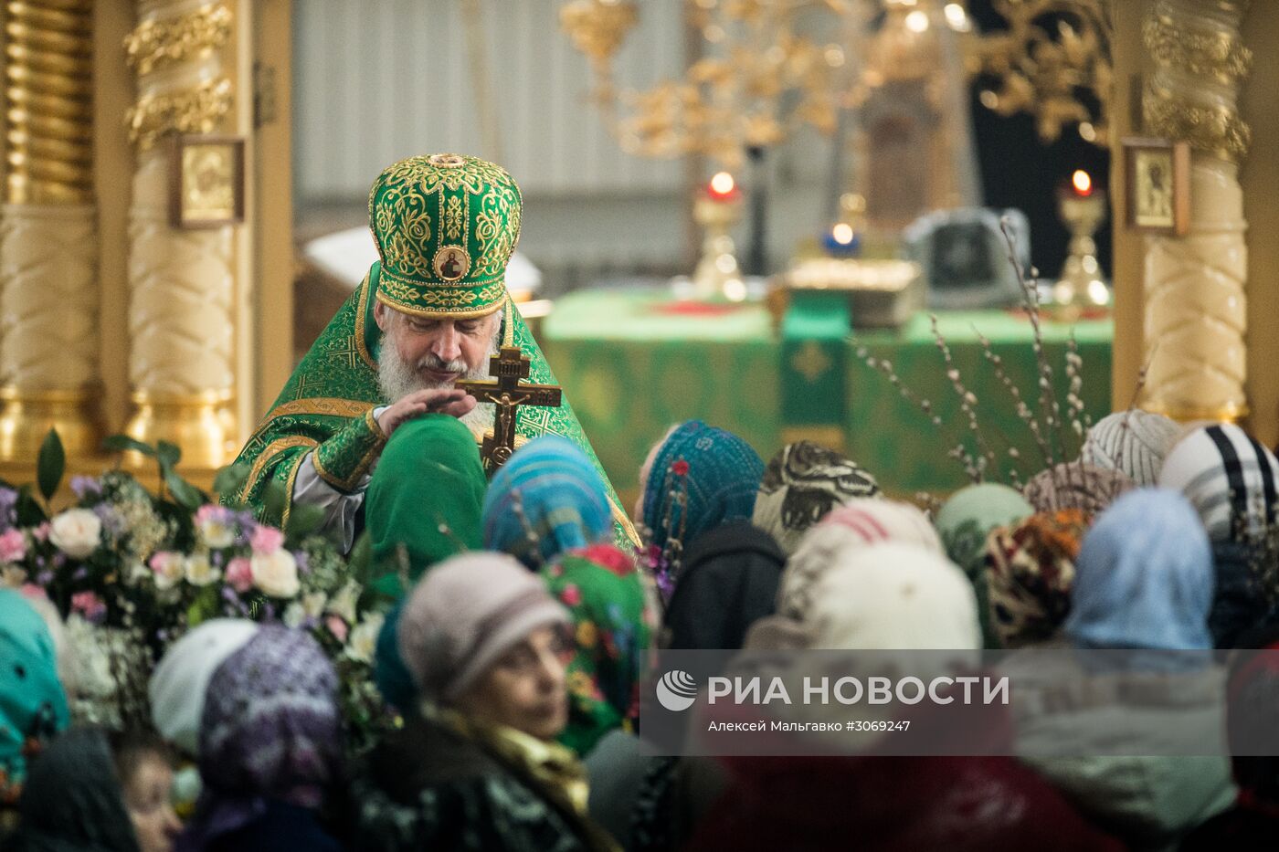 Вербное воскресенье в городах России