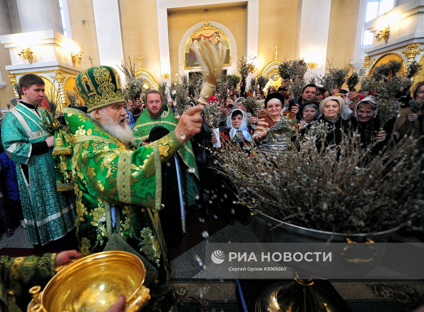 Вербное Воскресенье в городах России