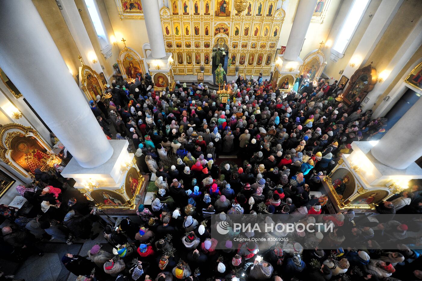 Вербное Воскресенье в городах России