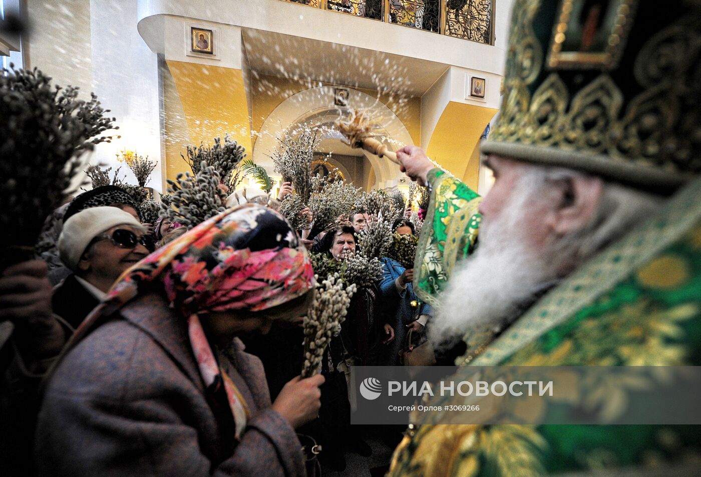 Вербное Воскресенье в городах России