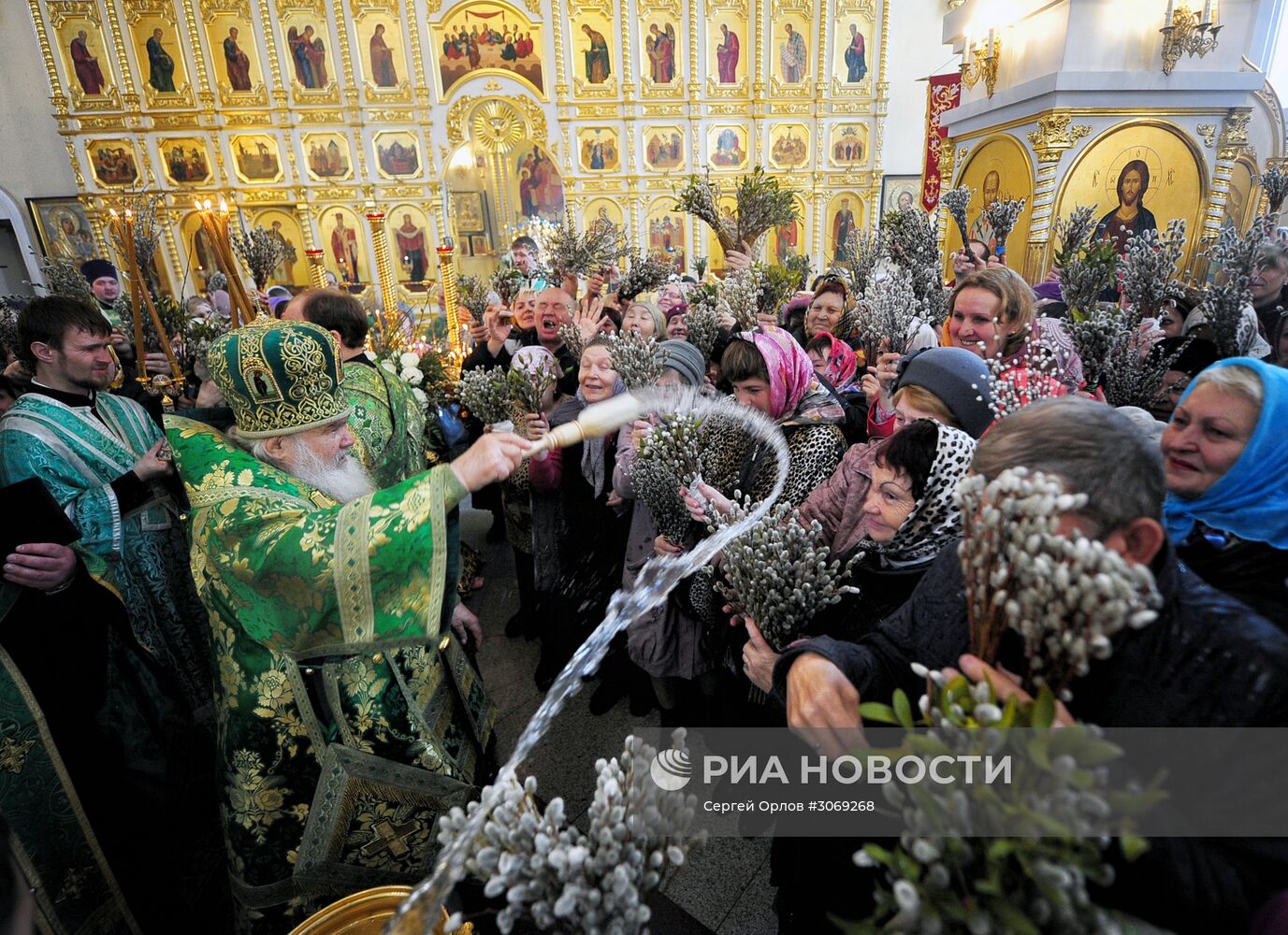 Вербное Воскресенье в городах России
