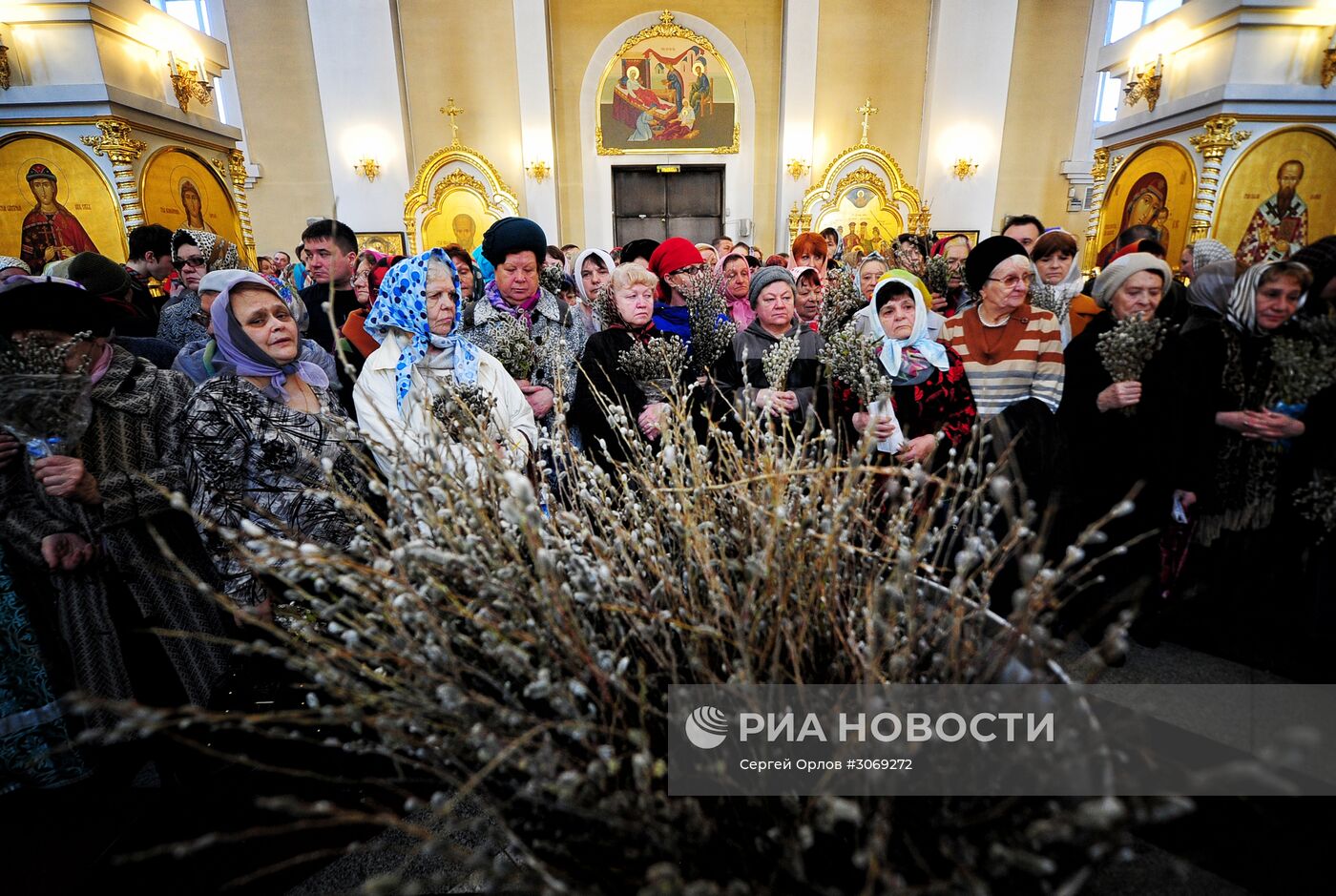 Вербное Воскресенье в городах России