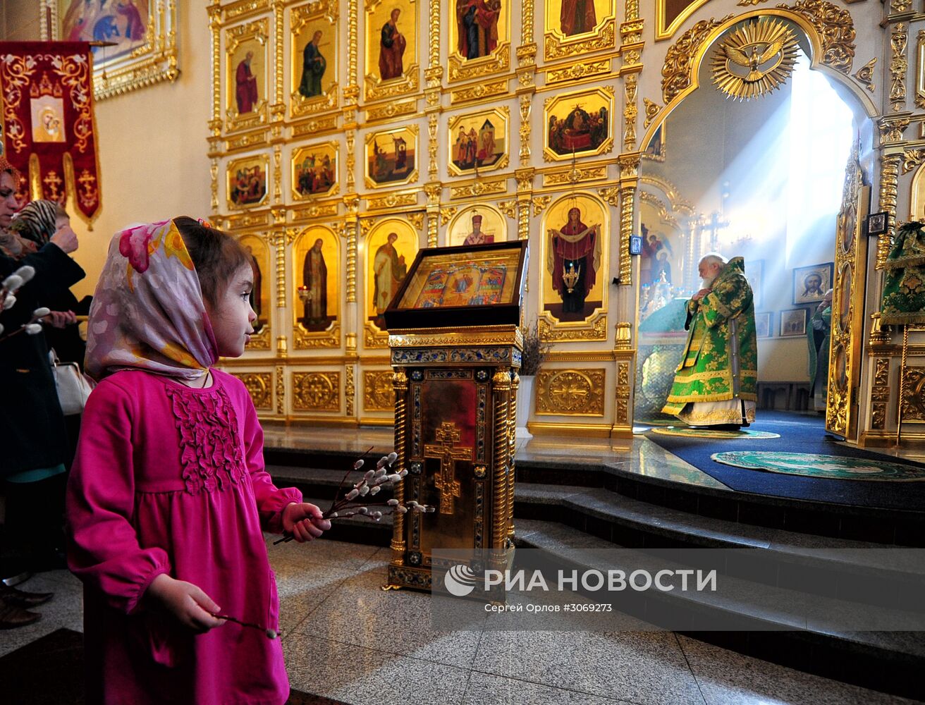 Вербное Воскресенье в городах России